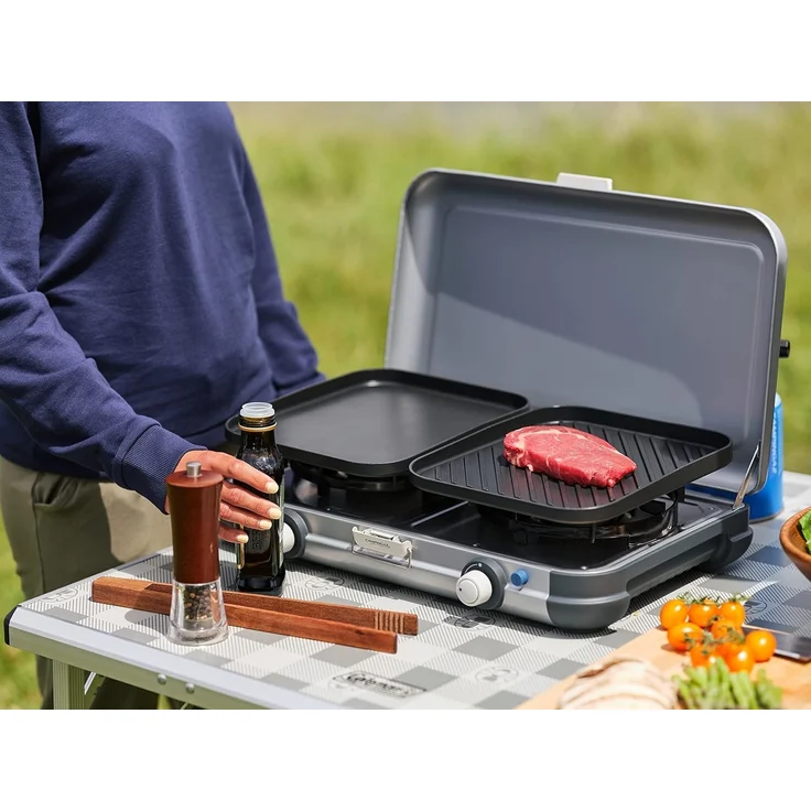 Campingaz 'Camping Kitchen 2 Grill & Go CV', silber/schwarz, 33 x 49 x 45 cm – Bild 5