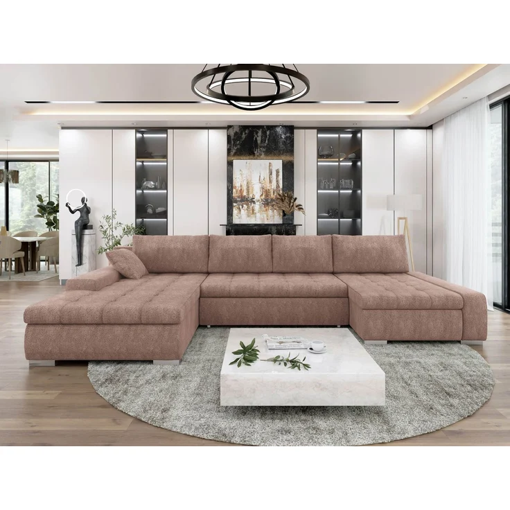 Wohnlandschaft Caro (Farbe: Coral 45) – Bild 2