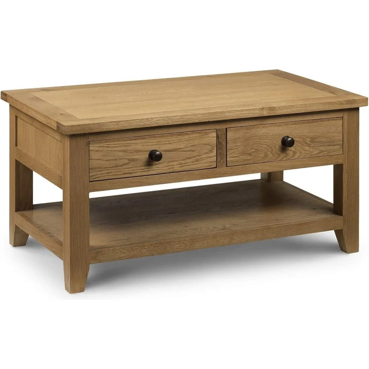 Julian Bowen Astoria Couchtisch, Eiche, Height: 50, Width: 100, Depth: 60cm – Bild 1