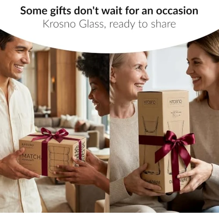 KROSNO Gläser für Kaffee, Espresso und doppelten Espresso 4er-Set 110 ml, Kollektion Coffee Moments – Bleifreies Kristallglas – Minimalistische Gläser für Cappuccino und Latte, spülmaschinenfest – Bild 9