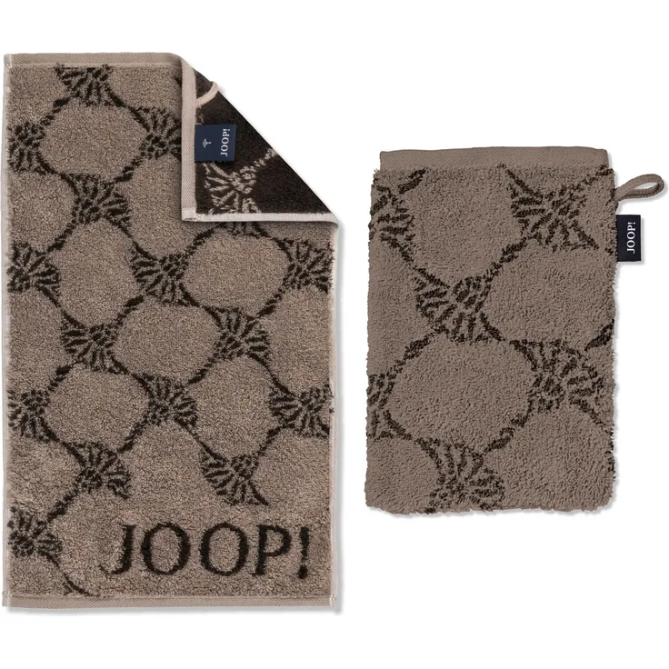 JOOP! Handtücher Classic Cornflower Mocca 1611 39 16 x 22 cm