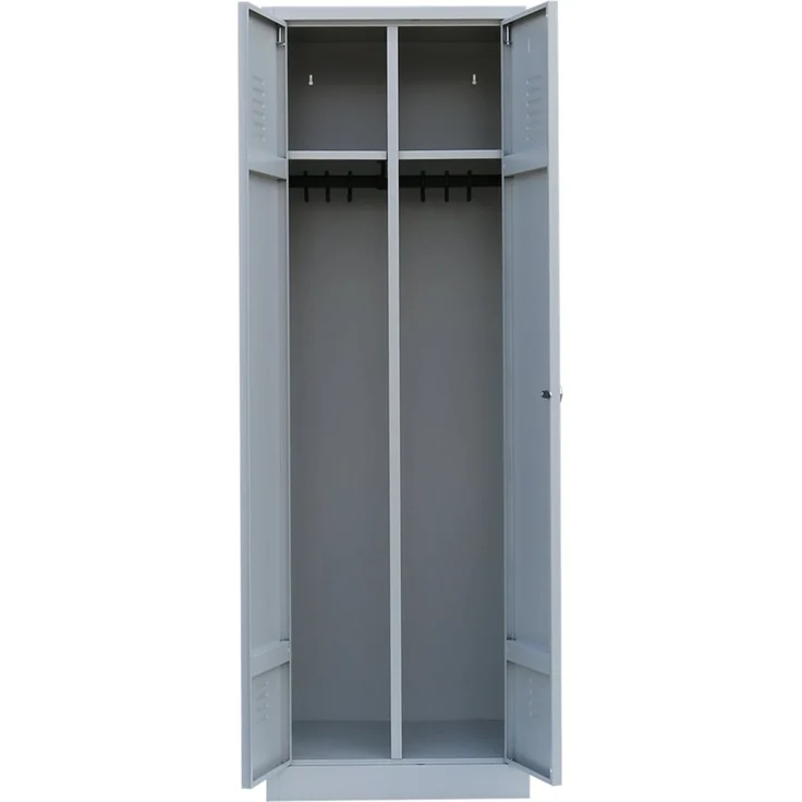 Steelboxx Spind Spind,Garderobenschrank Kleiderspind 1800 x 600 x 500 mm (1-St) Komplett verschweißt und montiert – Bild 2