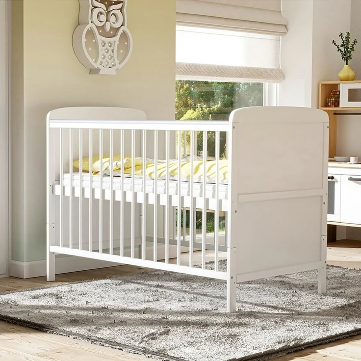 Baby-Delux Komplettbett Babybett Natalie Bettwäsche Komplettset, 10-tlg, Kinderbett 70x140 cm weiß, Bettset verschiedene Designs – Bild 2