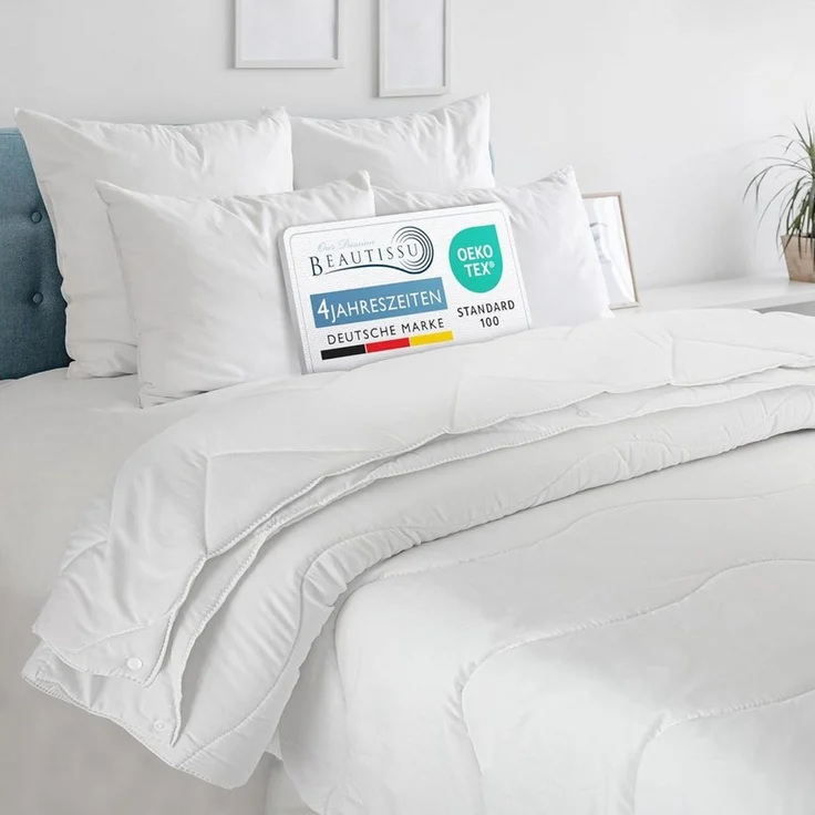 Beautissu Microfaserbettdecke 4 Jahreszeiten Bettdecke Allergiker Bettdecke BeauNuit FS, 135x200 cm, 4 Jahreszeiten Bettdecke 135x200 cm Allergiker Bettdecke – 2 Bettdecke – Bild 3