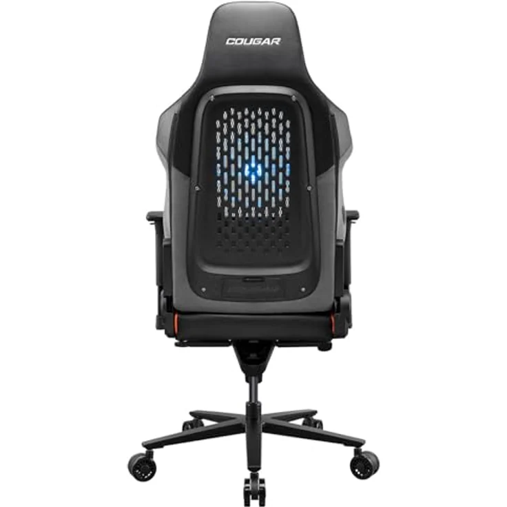 COUGAR NXSYS AERO Colde Fusion Gaming-Stuhl (NxSys Aero) with RGB-Lüfter, Physiotherapiequalität Lendenkissen, and Premium-PVC-Leder in black – Bild 8