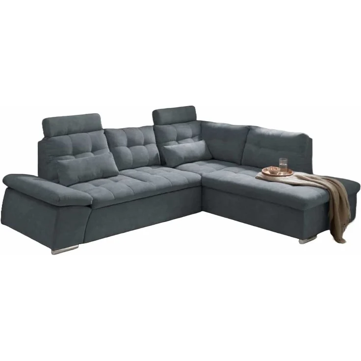 Entdecken Sie zeitlose Eleganz: Das Nalo Schlafsofa von ED Exciting Design mit verstellbaren Armlehnen und Bettkasten – Bild 5