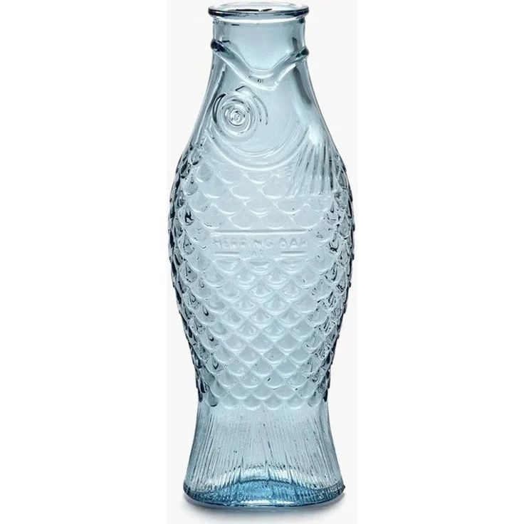 Serax Karaffe Karaffe 29 cm Fish & Fish blau, (1-tlg), Karaffe, 10,60cm, Glas, blau – Bild 1