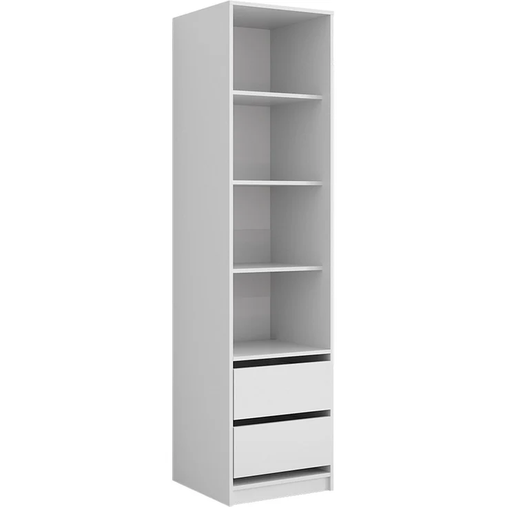 Kleiderschrank Elmo Weiß 50 x 200 cm Vicco – Bild 1