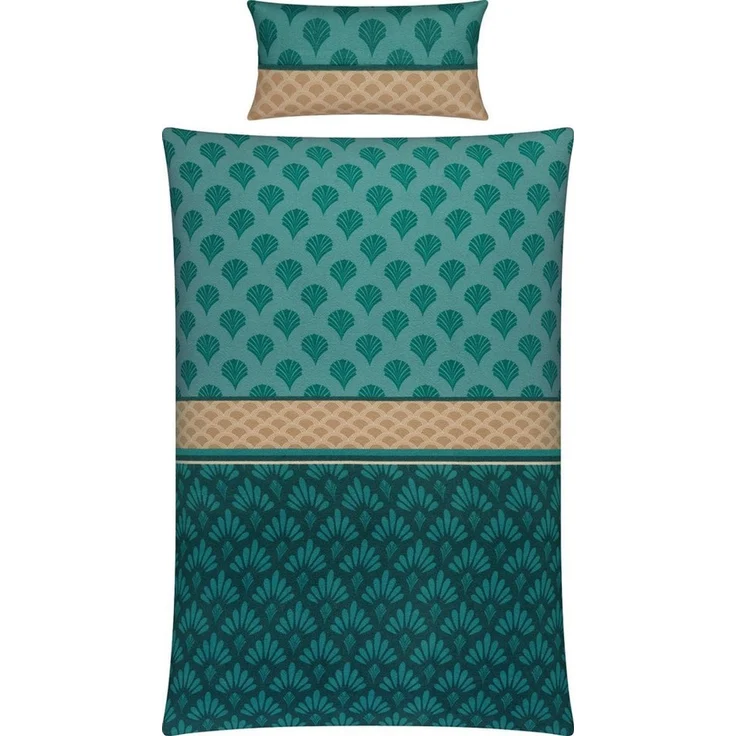 Erwin Müller Bettwäsche Bettwäsche, Biber, 2 teilig, Flanell Grafik – Bild 1