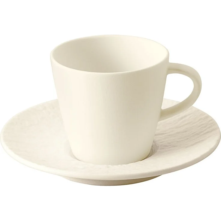 Villeroy & Boch Manufacture Rock Espressotasse weiß 60 ml – Bild 1