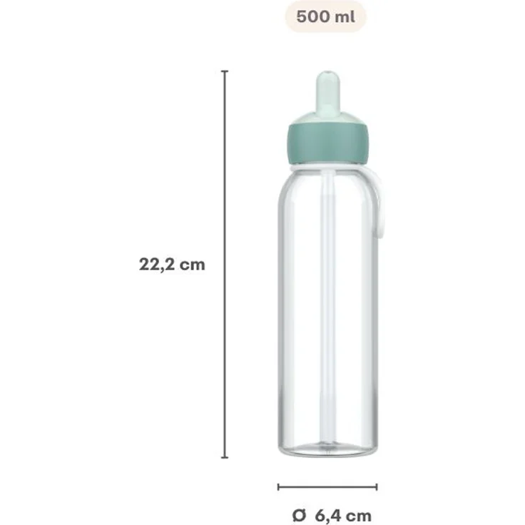 Mepal CAMPUS Wasserflasche Flip-Up 500 ml Cool Pink (2025) – Bild 4