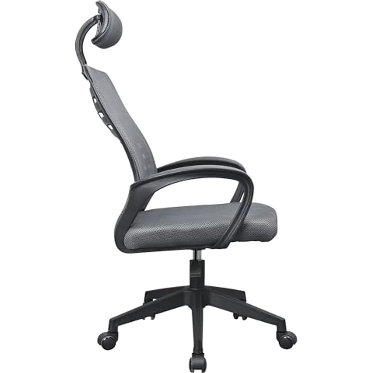Mars Gaming MGC-ERGOB, Ergonomischer Gaming-Stuhl, Atmungsaktive Netz-Sitzfläche und Rückenlehne, Verstellbare Kopfstütze, Höhenverstellbar 110.5 und 120.5cm, Wippsystem von 3° bis 18°, Grau – Bild 8
