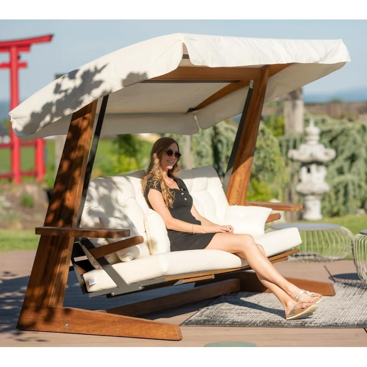 Westmann Irokoholz Hollywoodschaukel Luna 2600 | – Bild 2