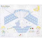 Andy & Helen 3/400D50 CIELO 3-teiliges Bettwäsche-Set