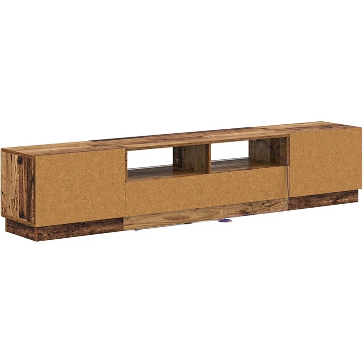 vidaXL LED-TV-Schrank HOORN 3 stk. Altholz Holzwerkstoff 3416849 – Bild 6