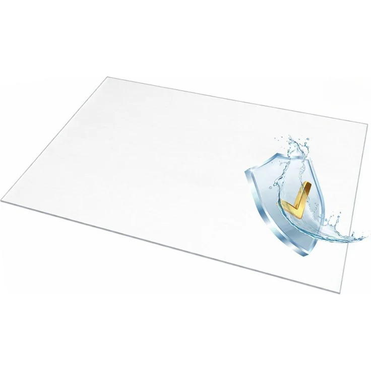 Beautex Platzset, Platzset, Tischschutz transparent, leicht mattiert, Größe wählbar, (6-St), abwischbar, 1,6 mm Dicke, robust, langlebig, rutschfest, reißfest – Bild 1