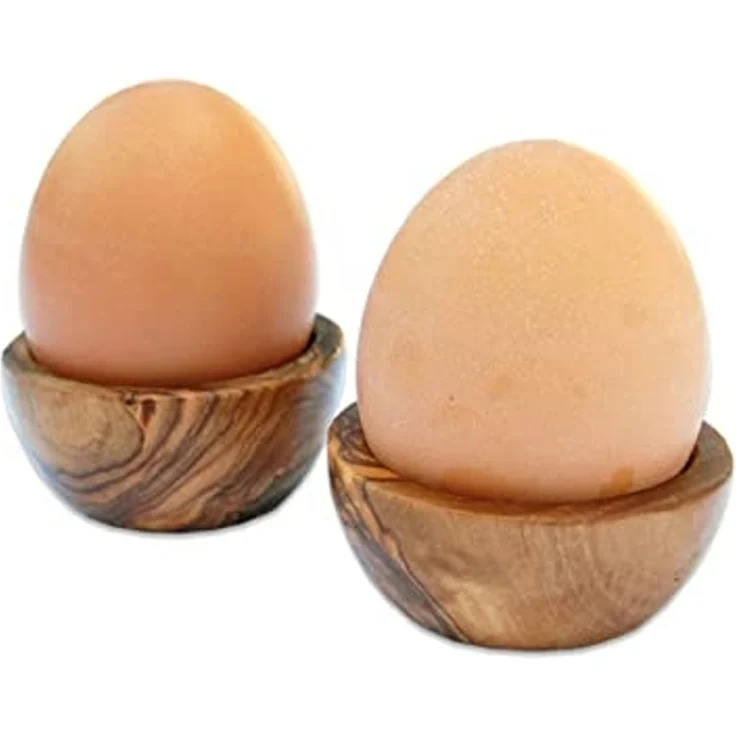 Olivenholz-erleben Eierbecher 6er Set Eierbecher PICCOLO aus Olivenholz, (Packung, 6-tlg, 6 Eierbecher), Hochwertiges Naturmaterial: antibakteriell, pflegeleicht und langlebig – Bild 1