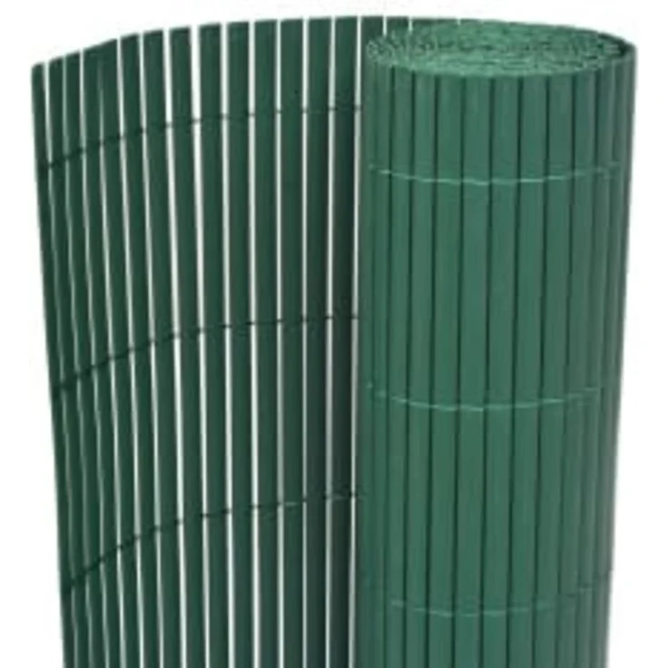 vidaXL Gartenzaun Doppelseitig 90x400 cm Grün 317147 – Bild 2