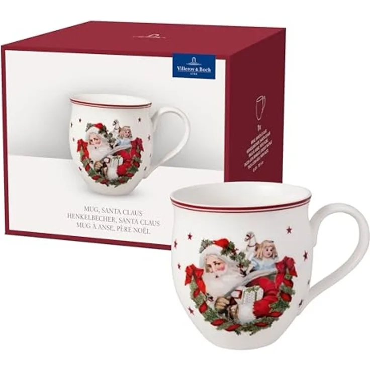 Villeroy & Boch Toy's Delight Becher mit Henkel: Santa Claus