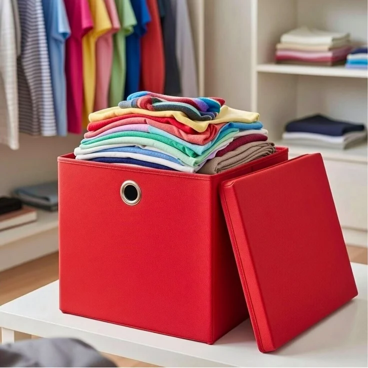 StickandShine Faltbox SET 25/28/30/32/33 cm viele Farben – Faltboxen passend Kallax – Bild 3