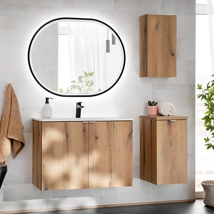 Hängeschrank 30cm, Eiche, NEWPORT-56-OAK – Bild 6