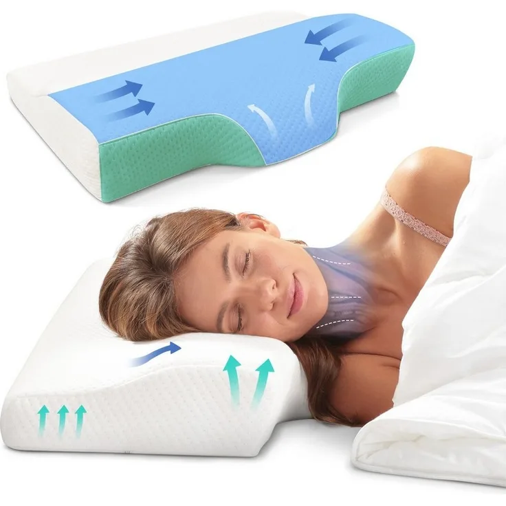 Bestschlaf Nackenkissen für Sofa & Bett, 35x60cm, für Hausstauballergiker geeignet