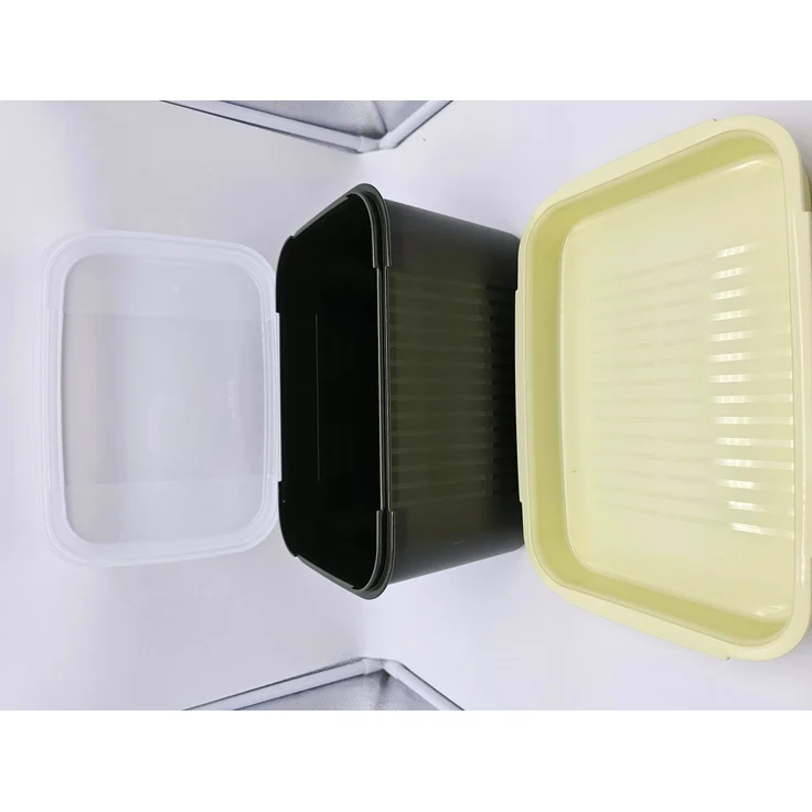 TUPPERWARE Lunchbox Tupperware Schatzkiste 7,3L olivegrün mit Einsatz – Bild 2