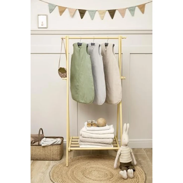 Meyco Schlafsack Musselin wattiert, TOG 2.0, Olive Green, Gr. 60 cm für Babys – Bild 7