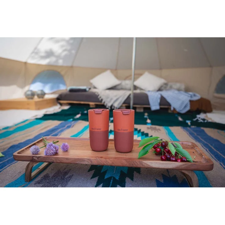 Klean Kanteen Trinkflasche Klean Kanteen 473ml Kanteen®Rise Tumbler (Flip Lid) Autumn Glaze – Bild 2