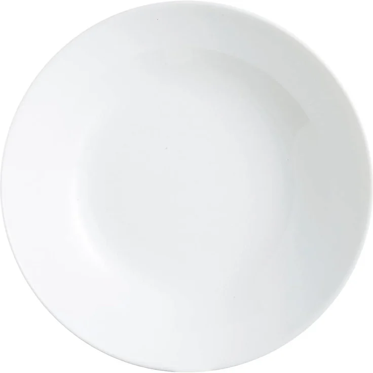 Arcopal Zelie - 12 Suppenteller, Opalglas, extra robust, 20 cm, weiß – Bild 1