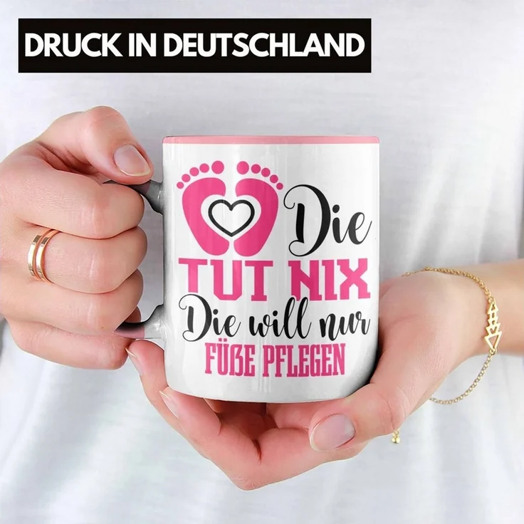 Trendation Tasse Lustige Tasse für Fußpflegerinnen Geschenk für Fußpflege – Bild 2