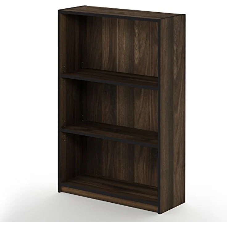 Furinno JAYA Einfaches Bücherregal, Columbia Walnut, 24. 13x62. 23x102. 36 cm – Bild 2