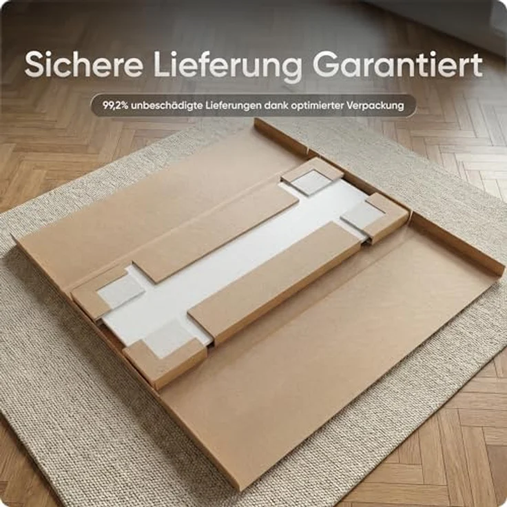 DESKSPACE Massive Tischplatte 25 mm, robust und wasserfest, melaminbeschichtet, pflegeleicht, montagefreundlich – Bild 6