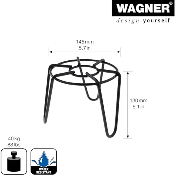 Wagner Pflanzenständer Hairpin Style schwarz Ø 15 cm – Bild 2