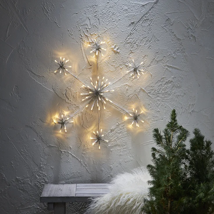 LED-Silhouette "Flower Snowflake", Schneeflocke