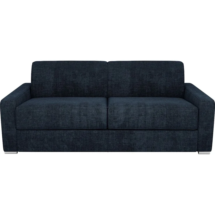 Vente-unique - CALITO - Schlafsofa - Plastik - Kunststoff (PVC), Metall - Blau - 214 x 223 x 85 cm – Bild 4