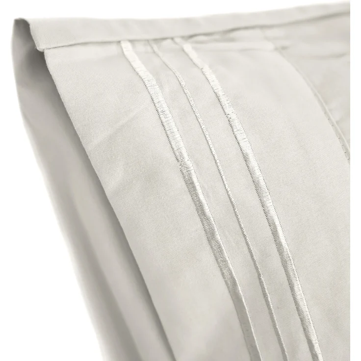 3 tlg. Bettwäschen-Set mit Kissenbezug 50x70 cm, Deckenbezug 135x200 cm und Bettlaken Creme – Bild 3