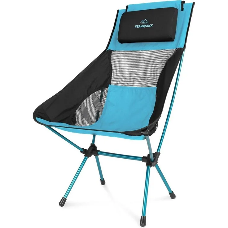 normani Campingstuhl Campingstuhl Peawanuck, Campingstuhl Angelstuhl Faltstuhl mit Getränkehalter bis zu 150 kg