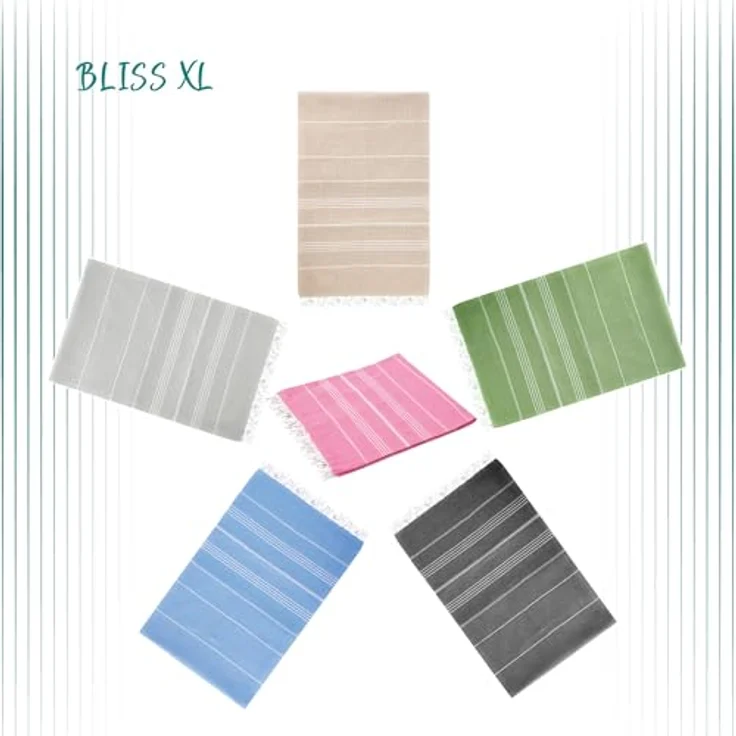 Turquoise Home Strandtuch Bliss XXL 200x220 cm Strandmatte, Picknickdecke – Bild 7