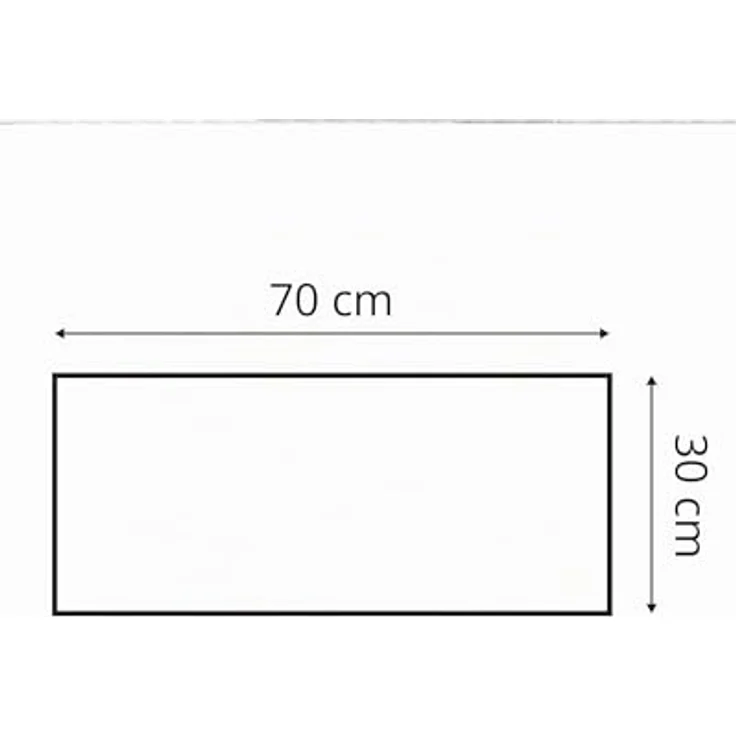 DecoNest Wandkissen, Wandpolsterung, Wanddekoration, Bettkopfteil, 3D-gepolstertes Wandpaneel 70 x 30 cm Mintfarben – Bild 3