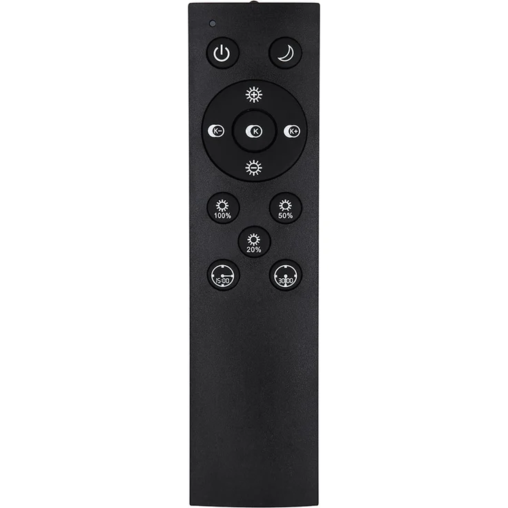 LED Deckenleuchte, schwarz-weiß, Fernbedienung, L 90 cm – Bild 7