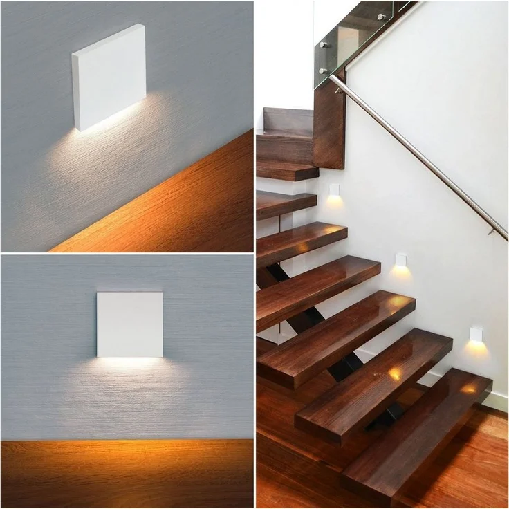 Maxkomfort LED Wandstrahler 6190S, LED fest integriert, 3000K, Warmweiß, Treppenbeleuchtung – Bild 2