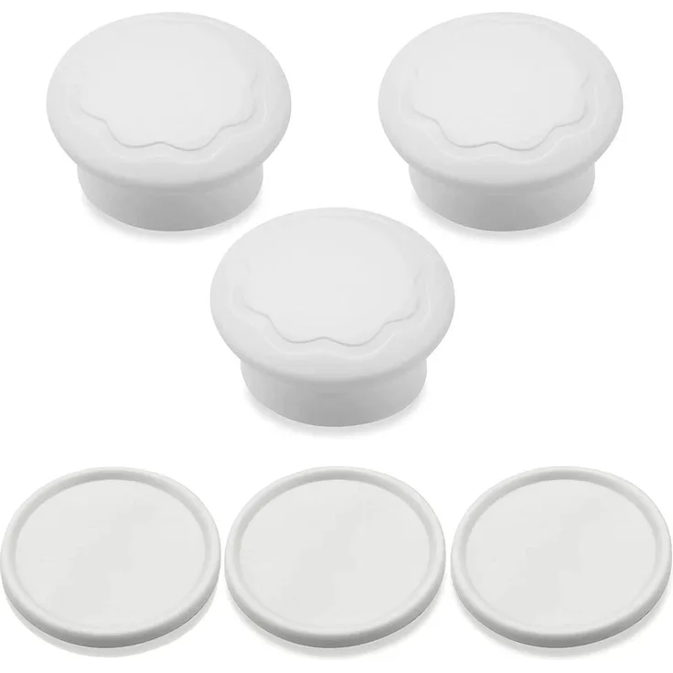 PandaEar (3er-Pack) Baby Sicherheit Magnetisches Schrankschloss Universelle Ersatzschlüssel für magnetische Schrankschlösser Kindersicherung für Schubladen und Schränke