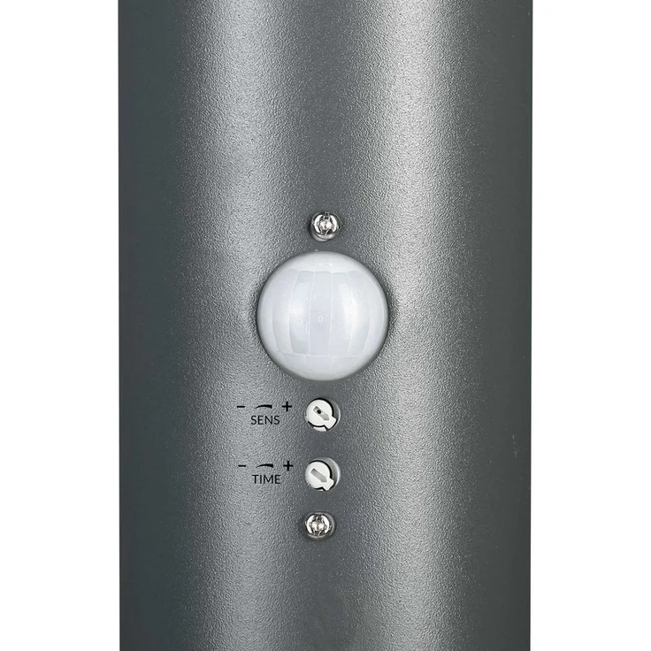 monzana Gartenleuchte, Außenleuchte mit Bewegungsmelder, Einstellbar Edelstahl 50cm IP44 Außenlampe Wegeleuchte Außen Anthrazit – Bild 3