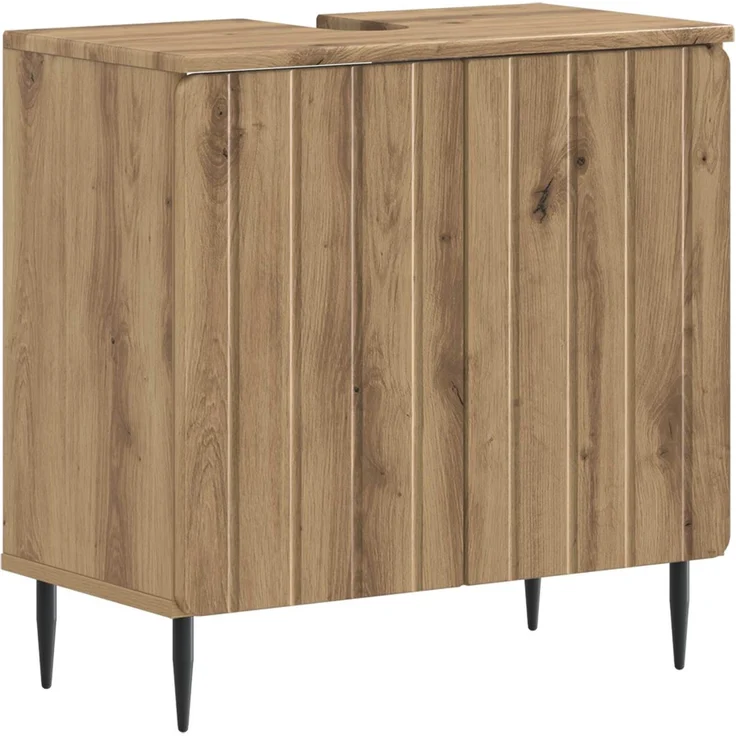 vidaXL 3-teiliges Badezimmer-Schranksystem ZWOLLE Artisan-Eiche 3417845 – Bild 4