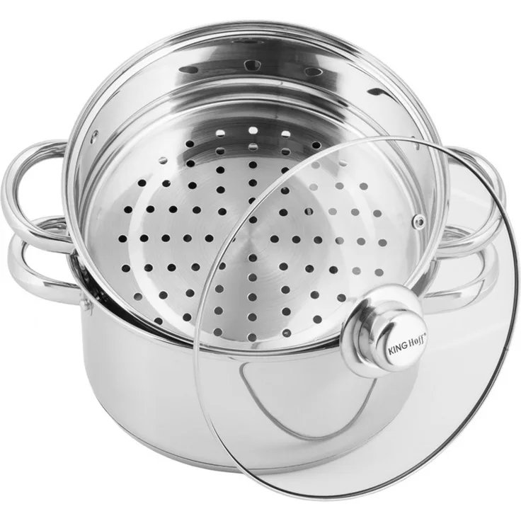 Kinghoff Kinghoff Dampfgartöpfe 5,0l 24cm 3 Elemente KH3318