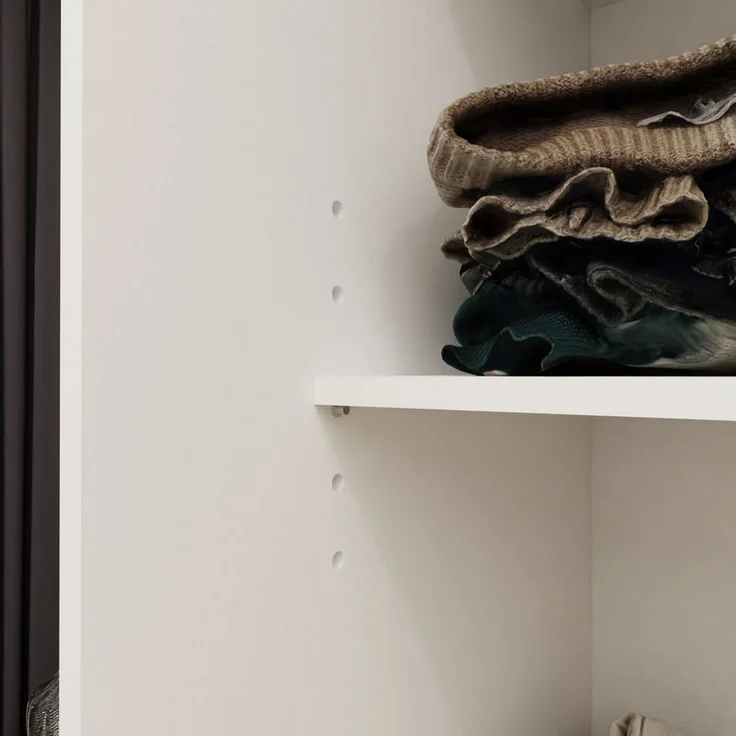 Beautysofa Schiebetürenschrank NELA II mit Spiegel, mit Lamellen, mit Schubladen – Bild 2
