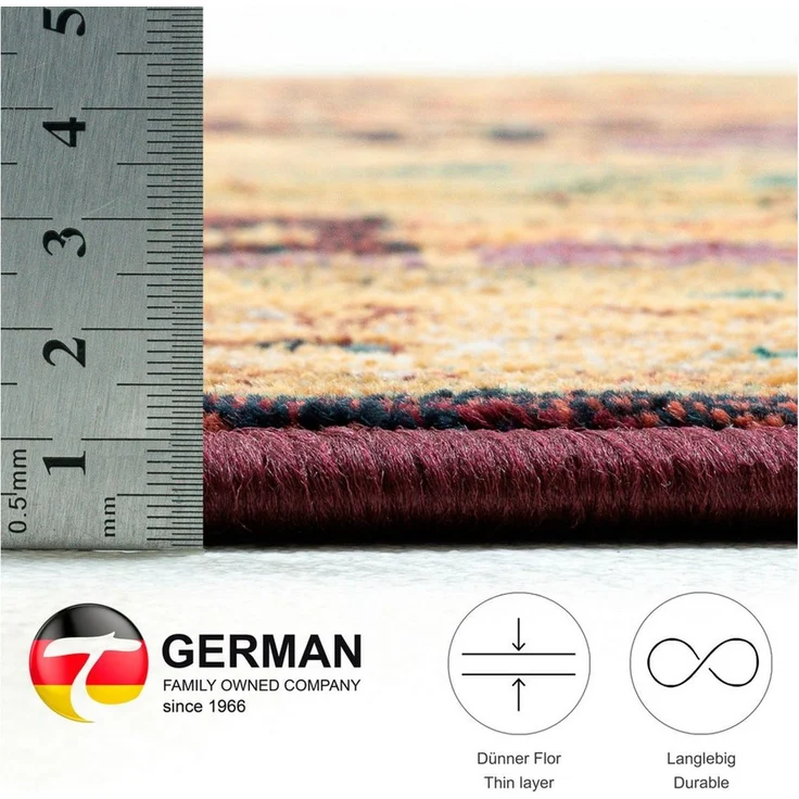 THEKO Teppich Gabiro 208, rechteckig, Höhe: 10 mm, Orient-Optik, ideal im Wohnzimmer & Schlafzimmer – Bild 2
