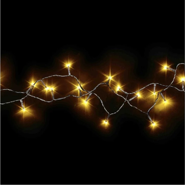 B&S LED-Lichterkette LED Batterie Lichterkette mit 20 LEDs warmweiß Innenbereich – Bild 2