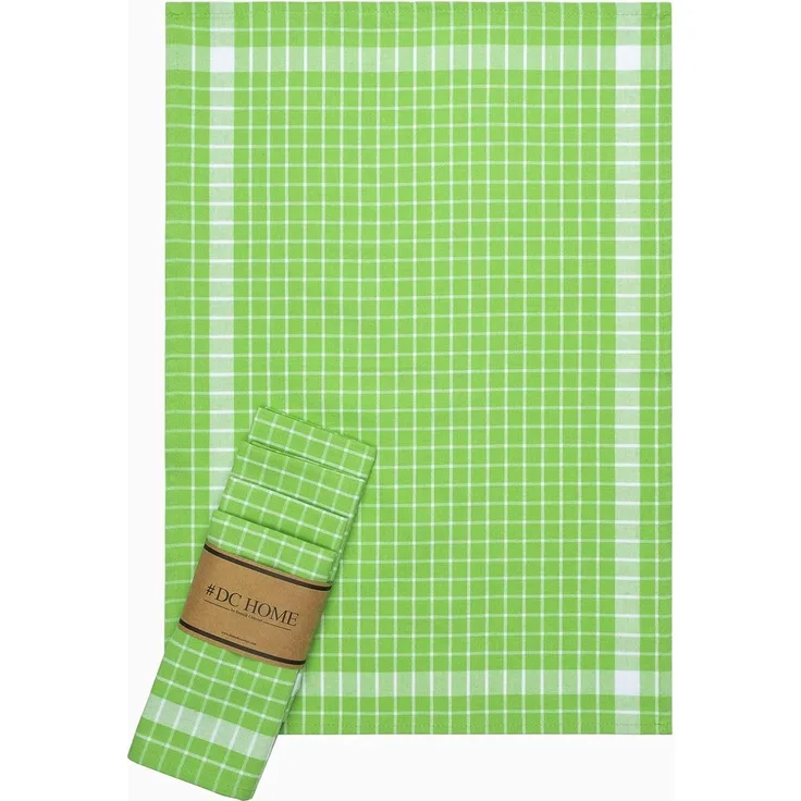 Hermia Concept 'Kareli - Green' Handtuch-Set (5-teilig), Grün, 45 x 65 cm